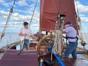 ‘I haven’t felt this present for months’: sail back in time on a Thames barge in Essex
