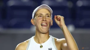 Mertens joins Parry in Monterrey final after rallying past Bartunkova