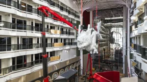 MSC Cruises Installs Dragon Sculpture Aboard MSC World Asia