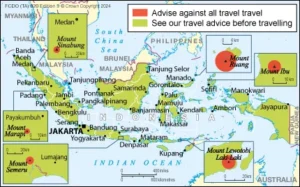 UK Government Issues Urgent Travel Warning for Indonesia Amid Volcanic Eruptions, Seismic Activity, and Global Airspace Disruptions.