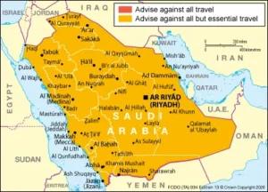Escalating Regional Tensions in Saudi Arabia: FCDO Issues Urgent Travel Warnings Amid Rising Missile Threats and Geopolitical Instability.