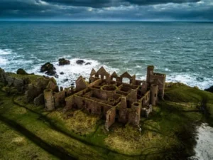 Winning tip: an eerie clifftop castle near Aberdeen